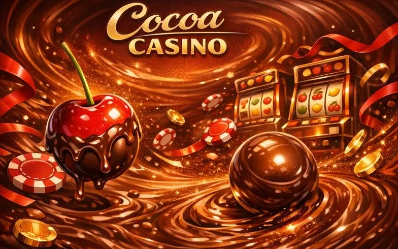 Cocoa Casino mobile browser interface on smartphone